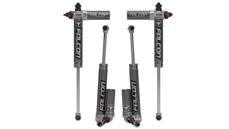 JK 4dr: Falcon SP2 3.3 Fast Adjust Piggyback Shock Kit