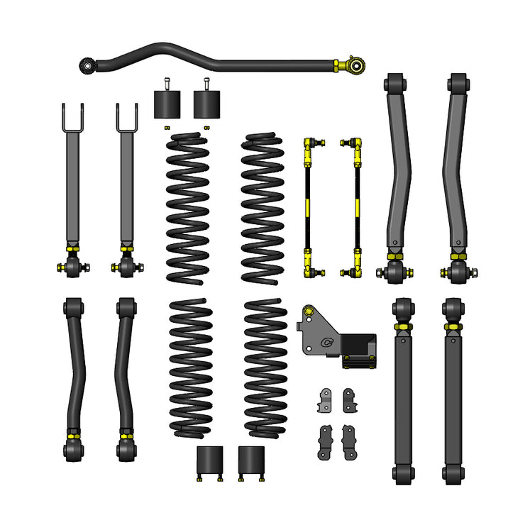 Clayton Jeep Wrangler 07-18 JK 4.5" OVERLAND+ Lift Kit