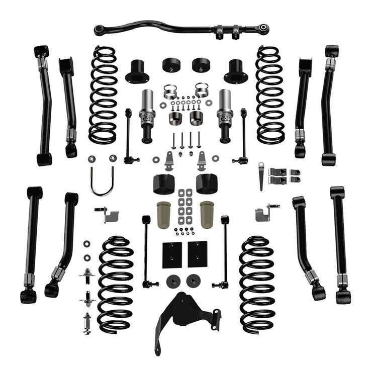 Teraflex JK 4dr: 3" Alpine CT3 Outback Overland Short Arm Suspension System – No Shocks